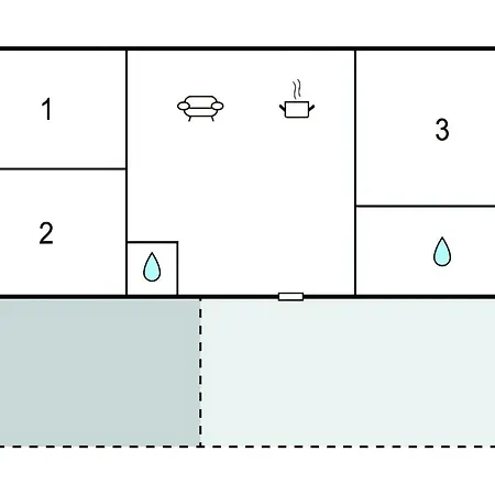 Mobil-home Piscine